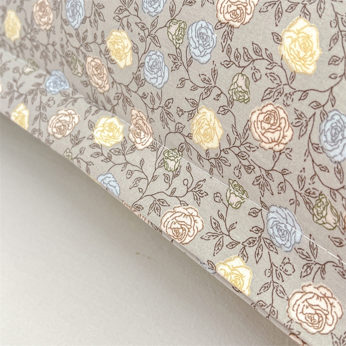 91家纺网 家纺一手货源 找家纺 圣比熊 2026新款A类云朵棉单层枕套1.8米情侣双人加长枕芯内胆套-单层压线 海棠花开（单层压线）