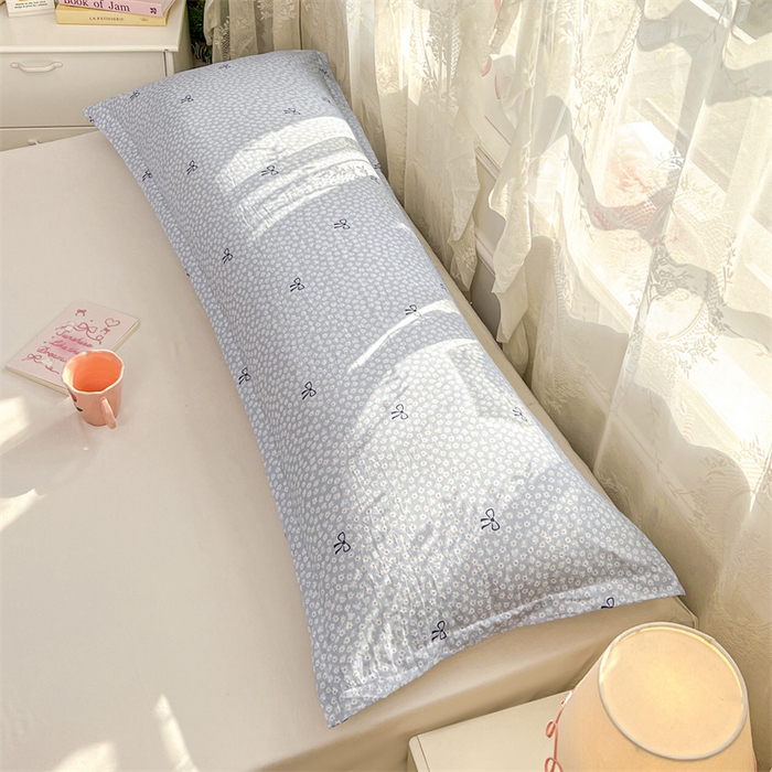 91家纺网 家纺一手货源 找家纺 圣比熊 2026新款A类云朵棉单层枕套1.8米情侣双人加长枕芯内胆套-单层压线 花屿轻梦（单层压线）