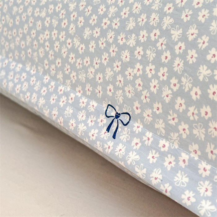 91家纺网 家纺一手货源 找家纺 圣比熊 2026新款A类云朵棉单层枕套1.8米情侣双人加长枕芯内胆套-单层压线 花屿轻梦（单层压线）