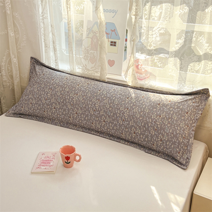 91家纺网 家纺一手货源 找家纺 圣比熊 2026新款A类云朵棉单层枕套1.8米情侣双人加长枕芯内胆套-单层压线 秘密花园（单层压线）
