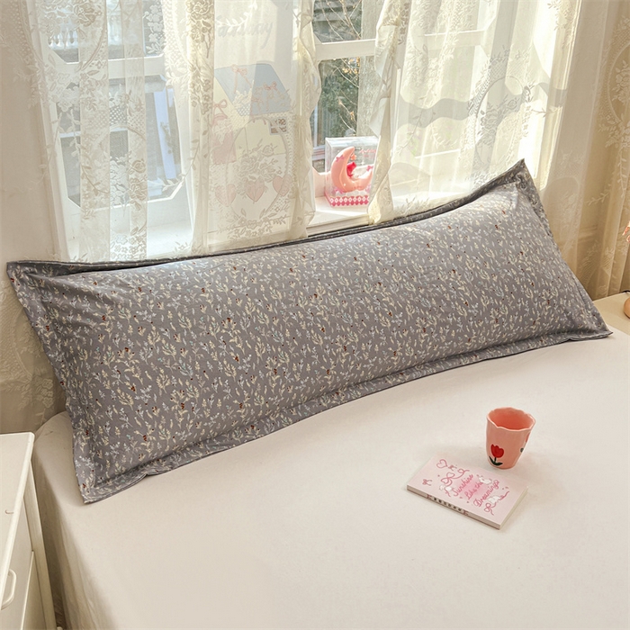 91家纺网 家纺一手货源 找家纺 圣比熊 2026新款A类云朵棉单层枕套1.8米情侣双人加长枕芯内胆套-单层压线 秘密花园（单层压线）