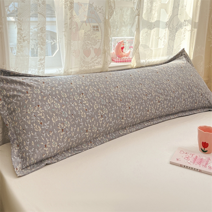 91家纺网 家纺一手货源 找家纺 圣比熊 2026新款A类云朵棉单层枕套1.8米情侣双人加长枕芯内胆套-单层压线 秘密花园（单层压线）
