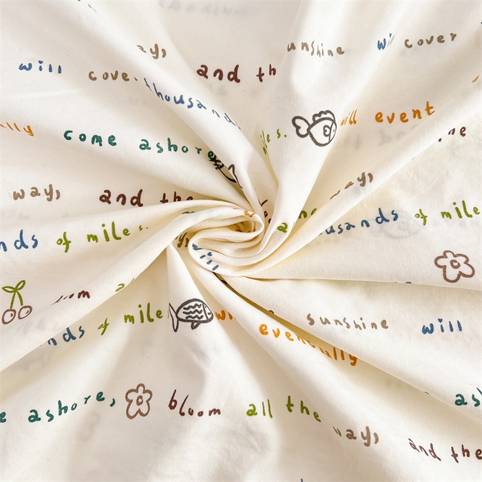 91家纺网 家纺一手货源 找家纺 圣比熊 2026新款A类云朵棉单层枕套1.8米情侣双人加长枕芯内胆套-单层压线 小猫钓鱼（单层压线）