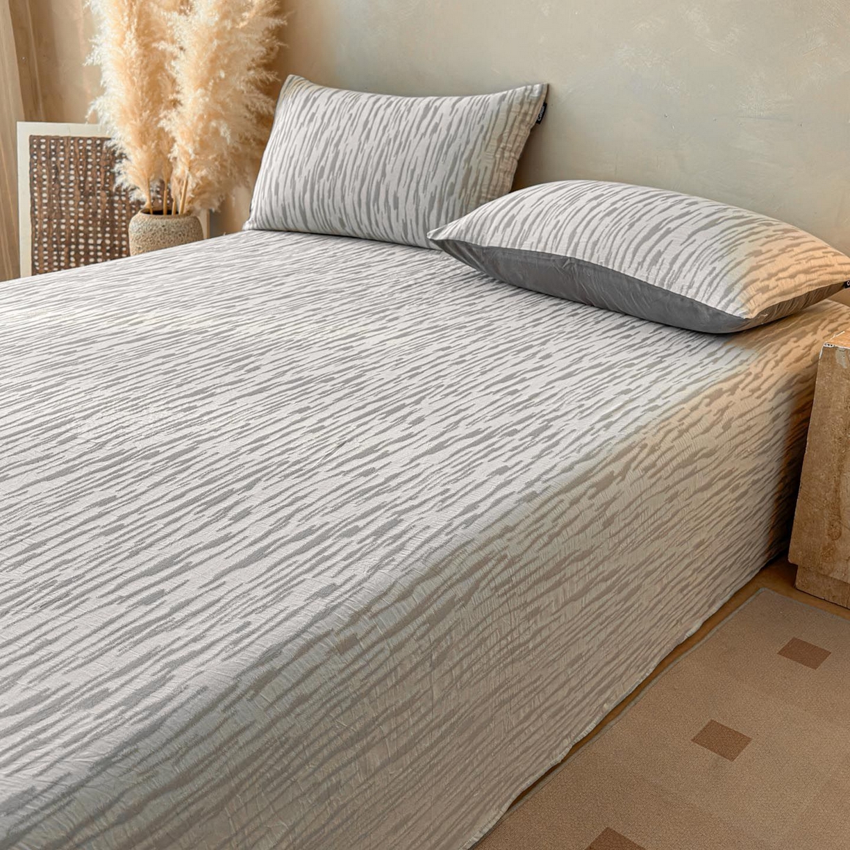 91家纺网 家纺一手货源 找家纺 （总）涵宸家纺 2026新款全棉提花色坊系列单床单