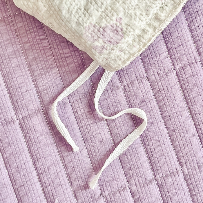 91家纺网 家纺一手货源 找家纺 尚美 2026新款泡芙棉床盖全棉绣花小花韩版四件套 紫玫瑰