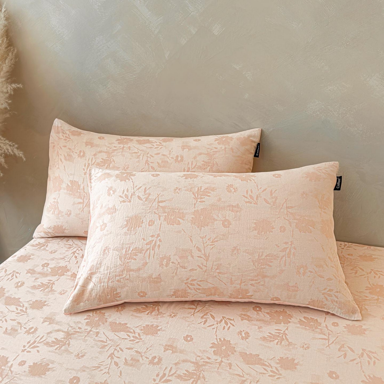 91家纺网 家纺一手货源 找家纺 （总）涵宸家纺 2026新款全棉提花色坊系列单枕套