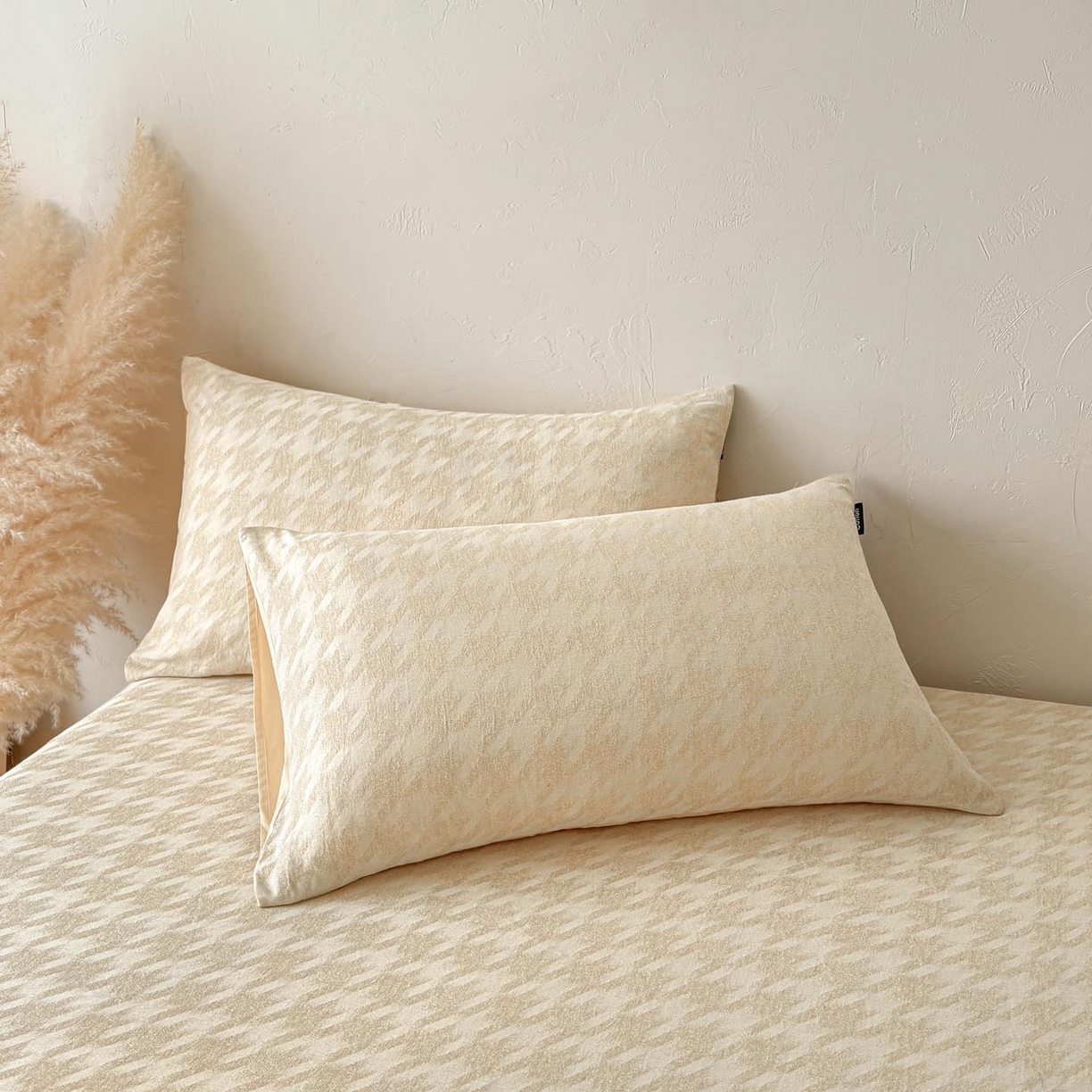 91家纺网 家纺一手货源 找家纺 （总）涵宸家纺 2026新款全棉提花色坊系列单枕套