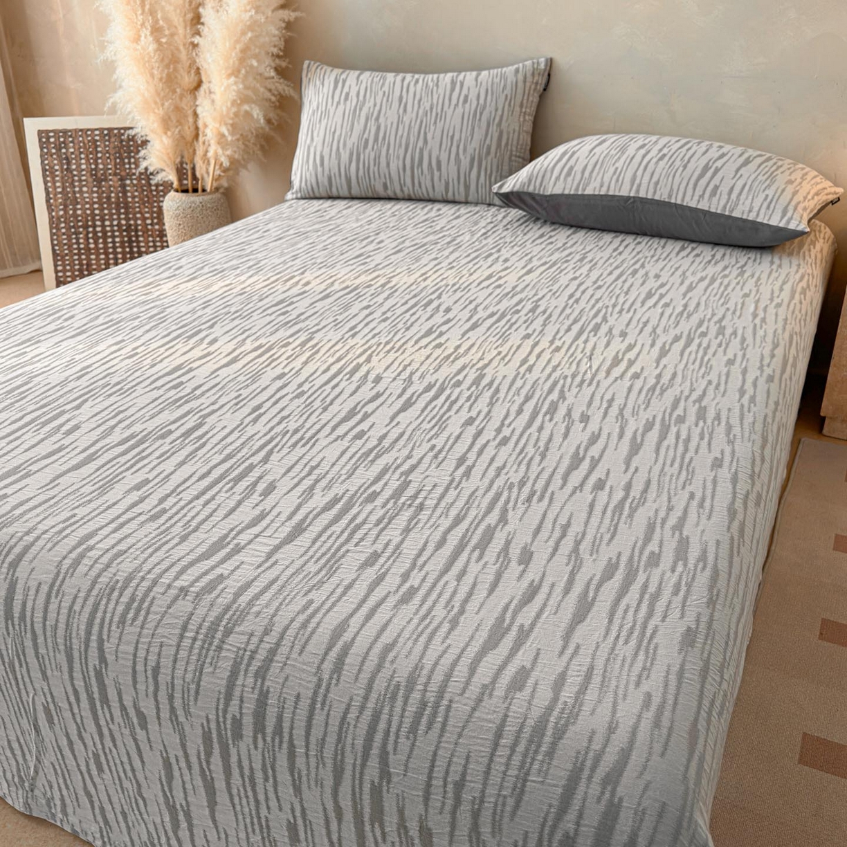 91家纺网 家纺一手货源 找家纺 （总）涵宸家纺 2026新款全棉提花色坊系列单枕套