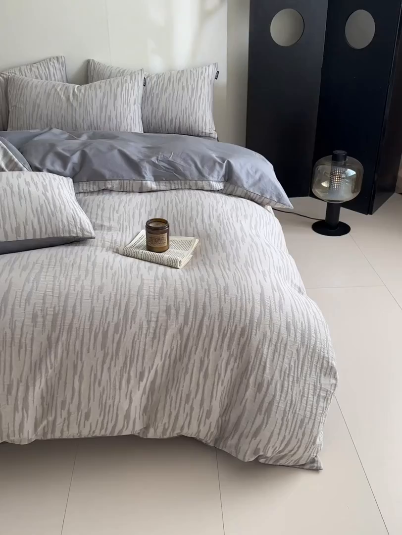 91家纺网 家纺一手货源 找家纺 （总）涵宸家纺 2026新款全棉提花色坊系列四件套