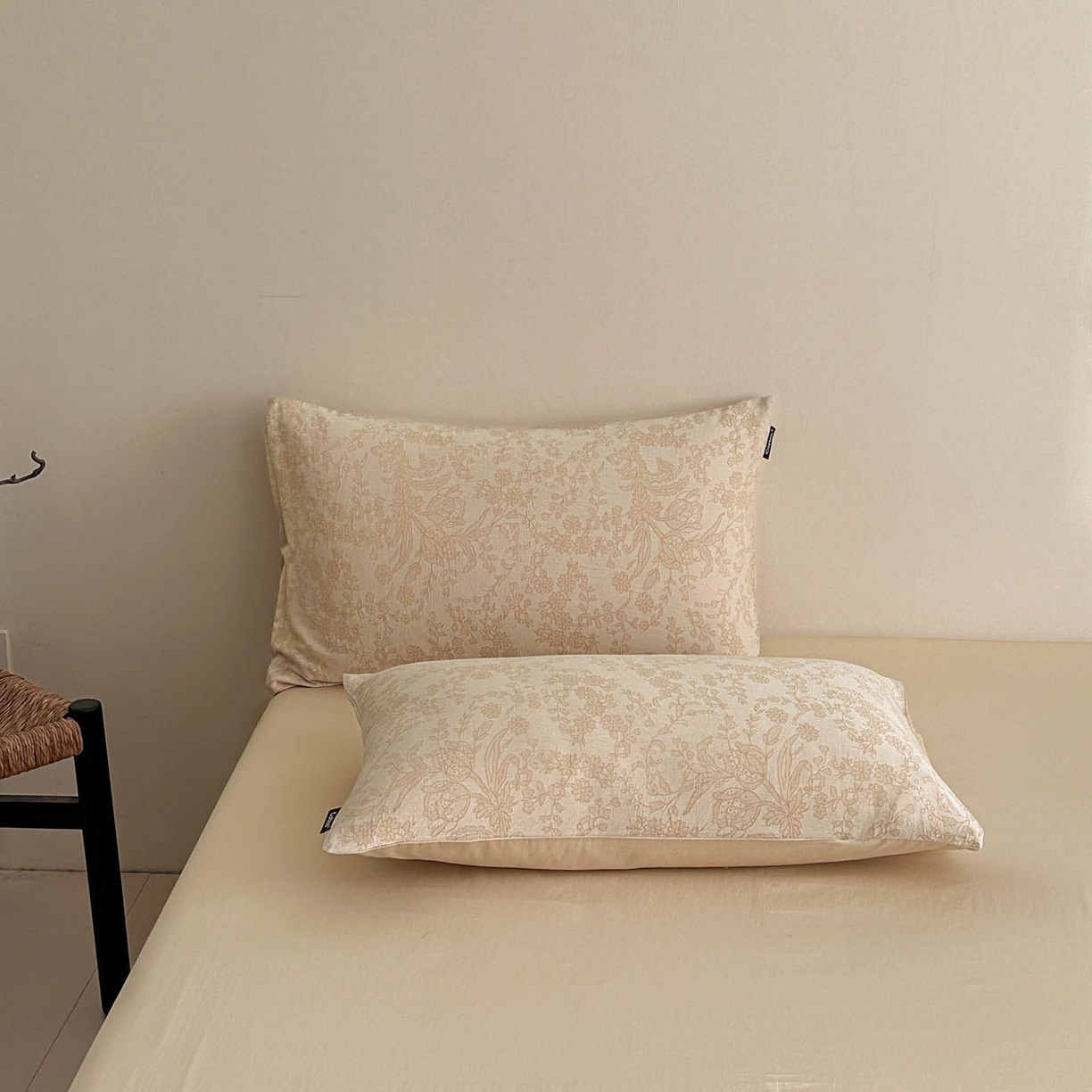 91家纺网 家纺一手货源 找家纺 涵宸家纺 2026新款全棉提花色坊系列四件套 凡绣