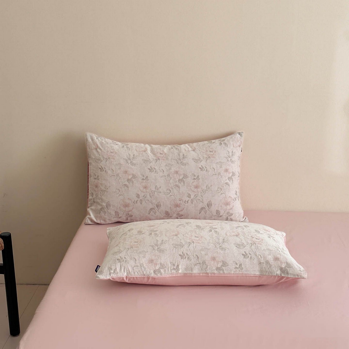 91家纺网 家纺一手货源 找家纺 涵宸家纺 2026新款全棉提花色坊系列四件套 繁花盈然-粉