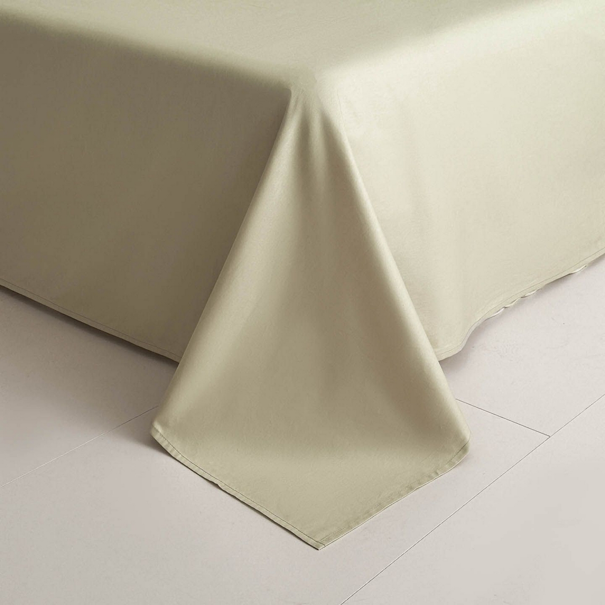 91家纺网 家纺一手货源 找家纺 涵宸家纺 2026新款全棉提花色坊系列四件套 今禧-绿