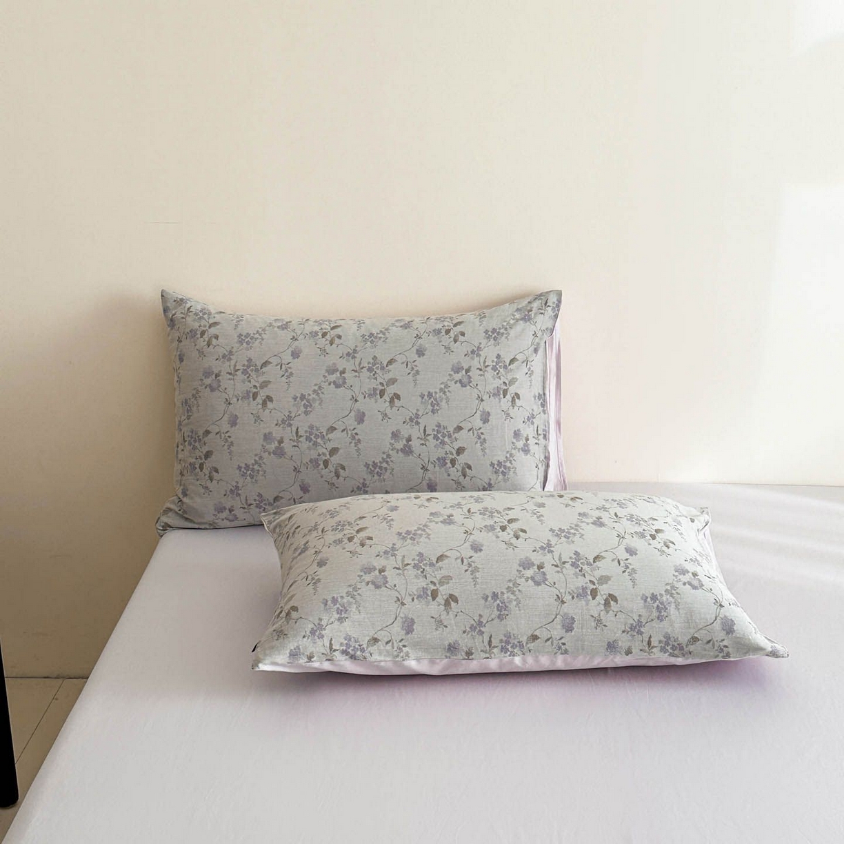 91家纺网 家纺一手货源 找家纺 涵宸家纺 2026新款全棉提花色坊系列四件套 金禧-紫