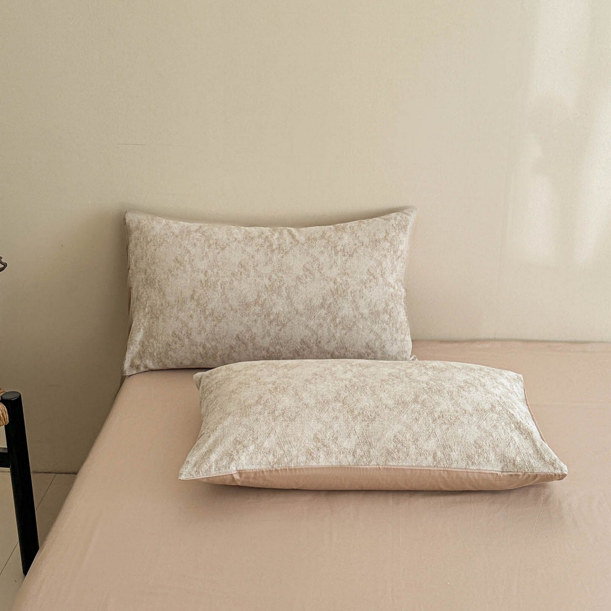 91家纺网 家纺一手货源 找家纺 涵宸家纺 2026新款全棉提花色坊系列四件套 迷蒙