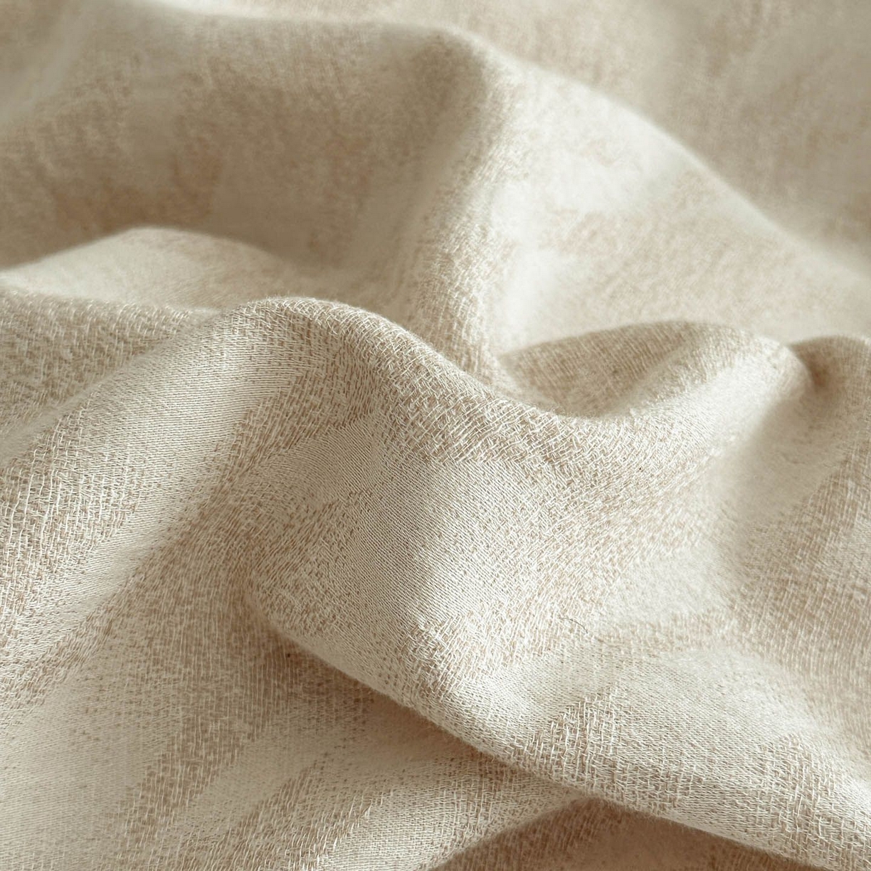 91家纺网 家纺一手货源 找家纺 涵宸家纺 2026新款全棉提花色坊系列四件套 千熙-香槟