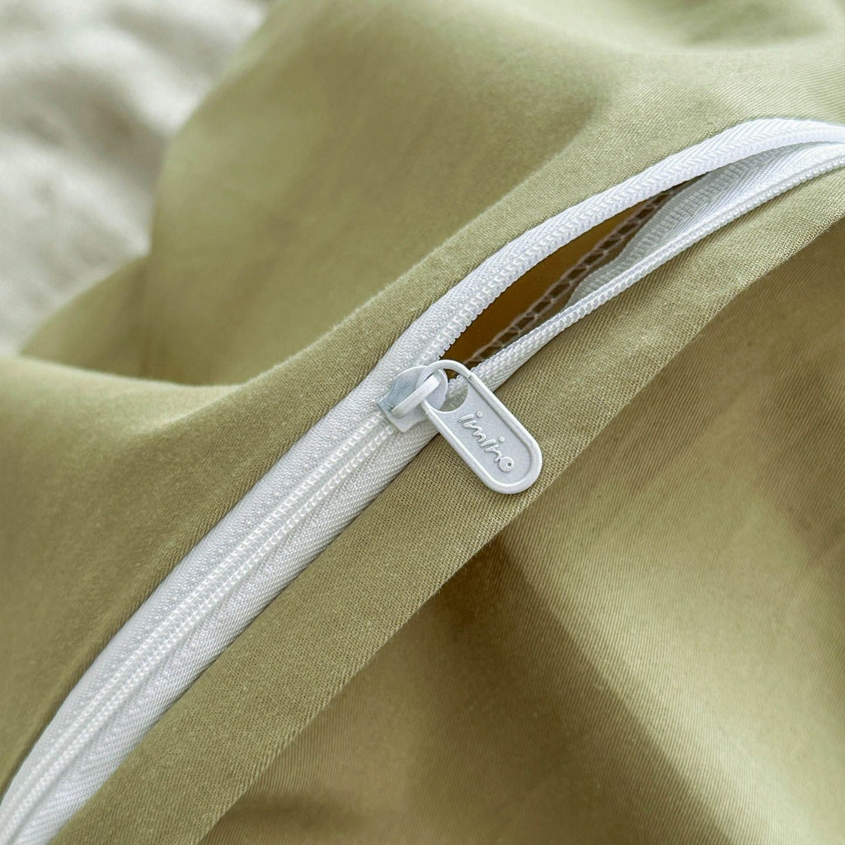 91家纺网 家纺一手货源 找家纺 涵宸家纺 2026新款全棉提花色坊系列四件套 若梦-绿