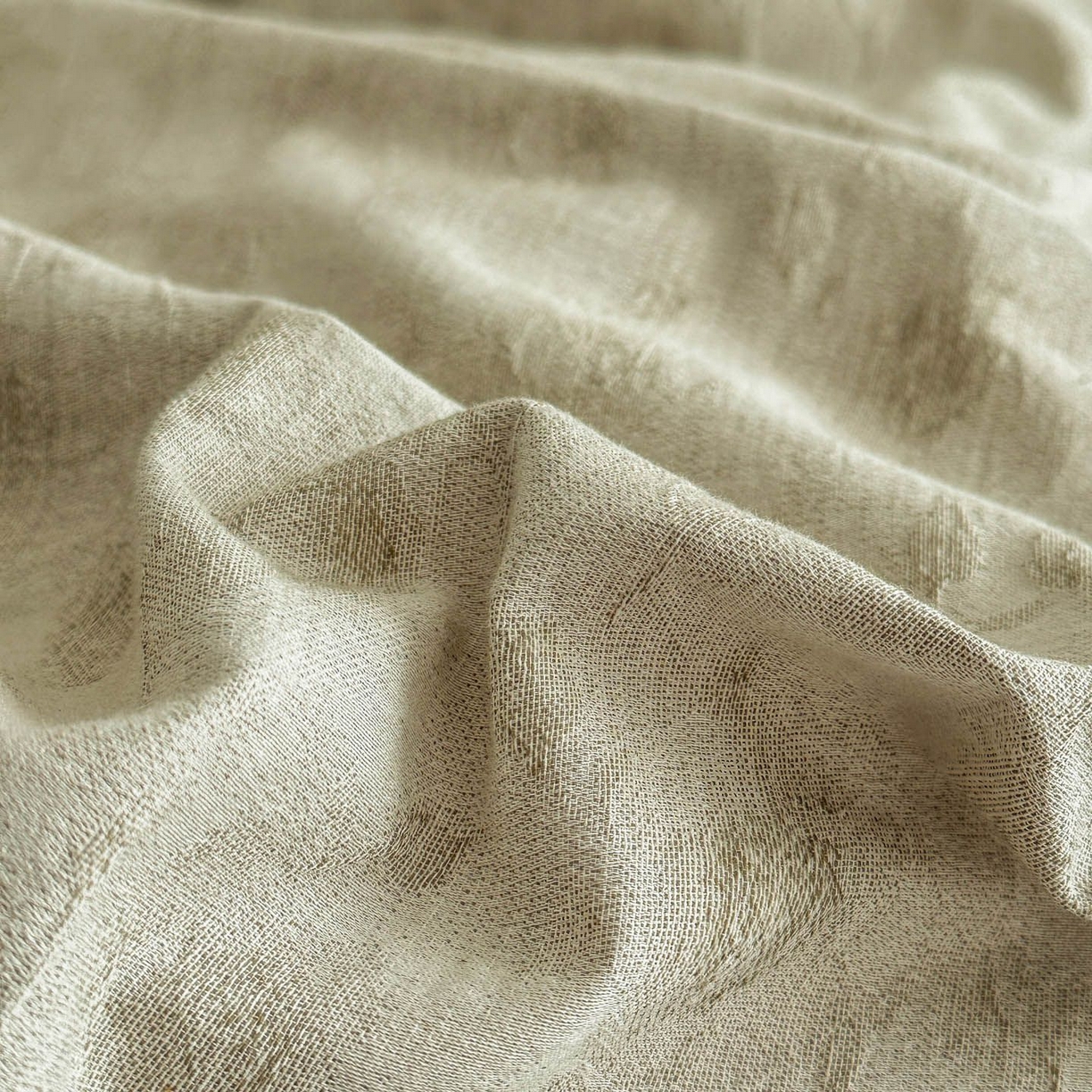 91家纺网 家纺一手货源 找家纺 涵宸家纺 2026新款全棉提花色坊系列四件套 若梦-绿