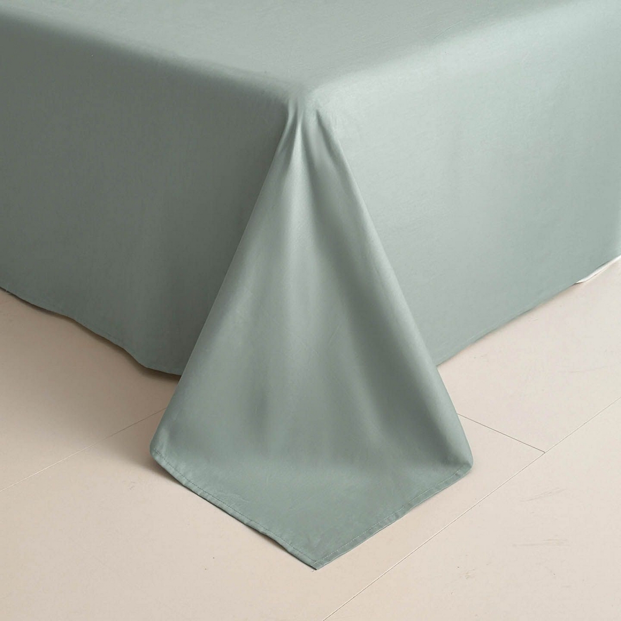 91家纺网 家纺一手货源 找家纺 涵宸家纺 2026新款全棉提花色坊系列四件套 素薇-粉绿