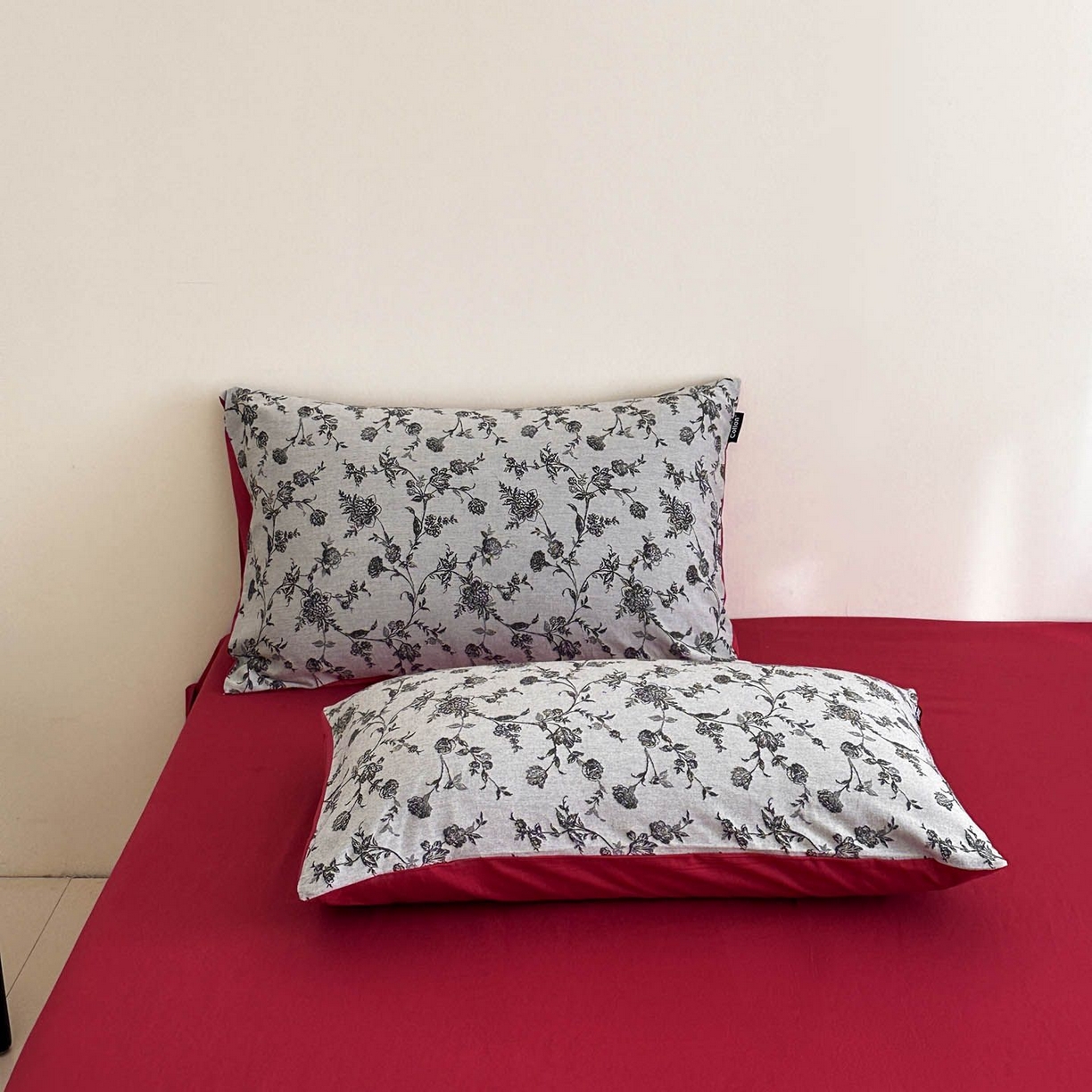 91家纺网 家纺一手货源 找家纺 涵宸家纺 2026新款全棉提花色坊系列四件套 香蒲灰