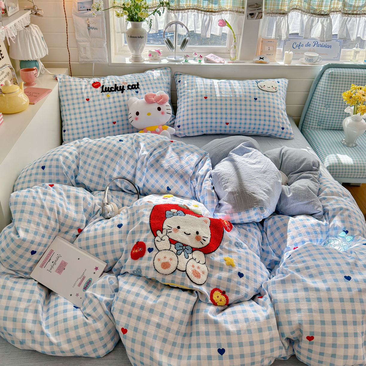 91家纺网 家纺一手货源 找家纺 （总）王朝国际 2026爆款棉纱毛巾绣四件套