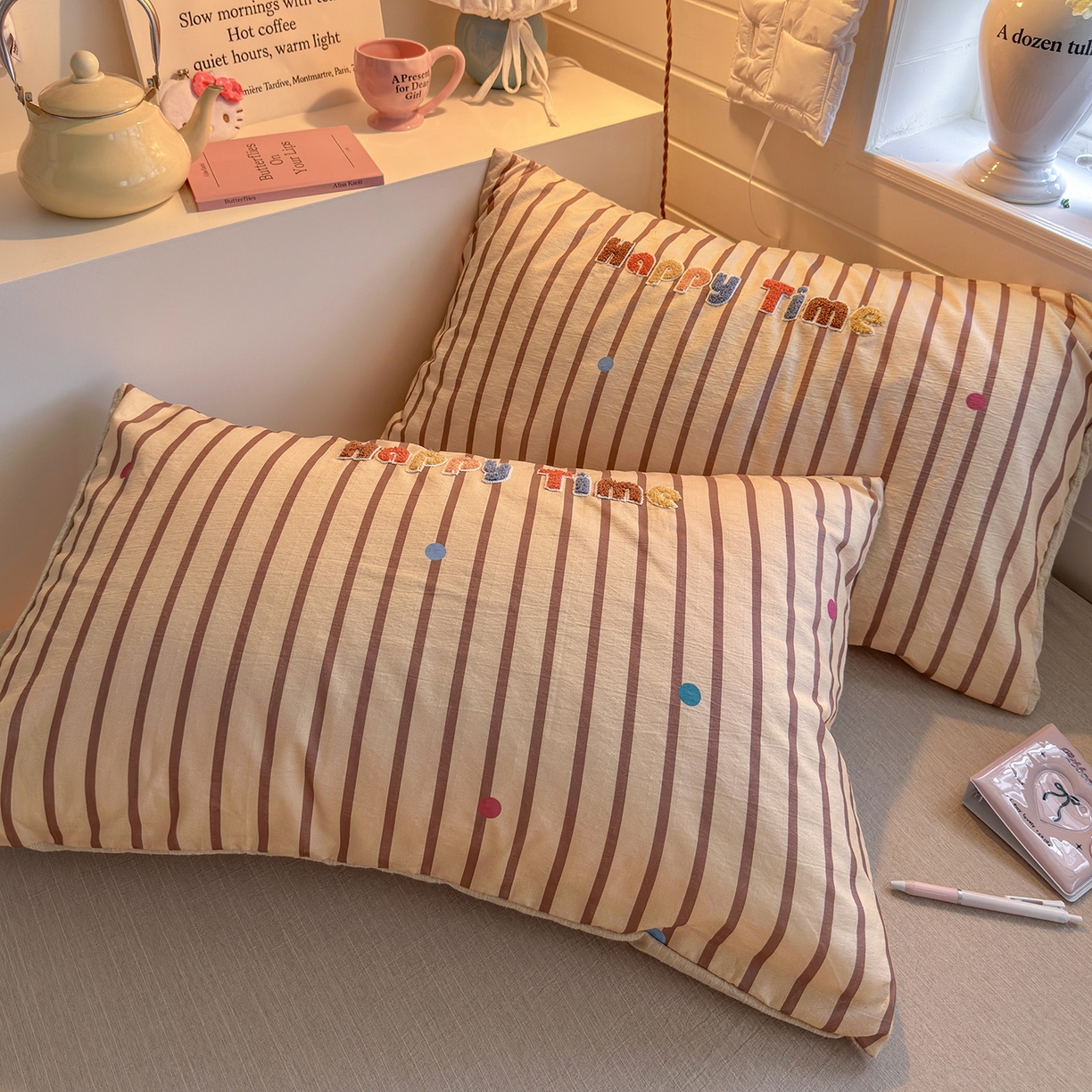 91家纺网 家纺一手货源 找家纺 王朝国际 2026爆款棉纱毛巾绣四件套 星际汪