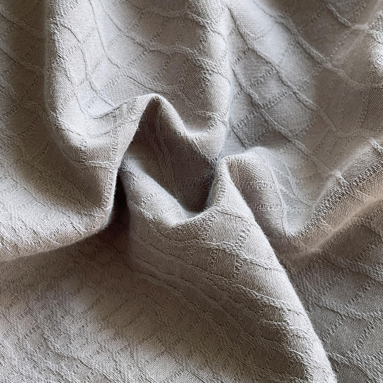 91家纺网 家纺一手货源 找家纺 帅露家纺 2026新款A类全棉纯棉亮面浮雕提花四件套 石烁-太空灰