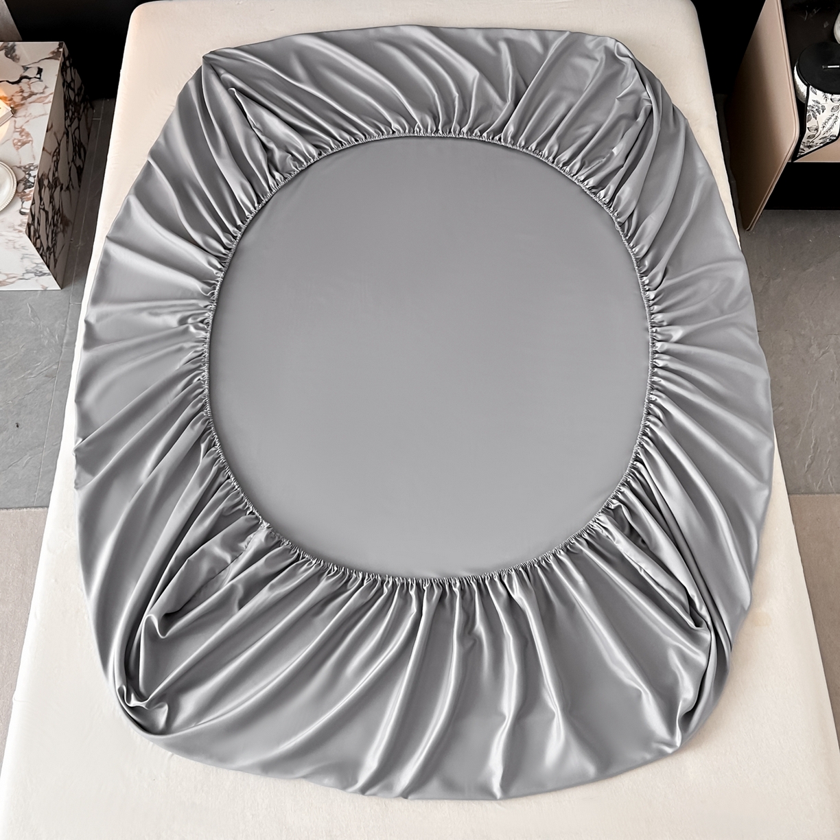 91家纺网 家纺一手货源 找家纺 （总）乐卧家居 2026新款哑光仿真丝高级感卧室时尚四件套-比弗利系列