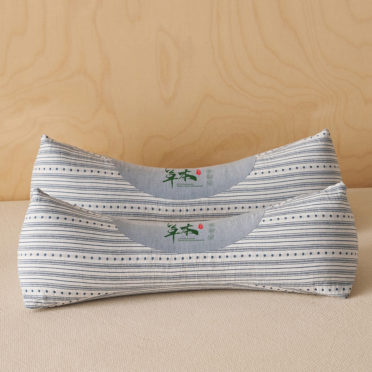 91家纺网 家纺一手货源 找家纺 （总）乐可 2026新款彩条三角枕荞麦枕香丸枕枕头枕芯