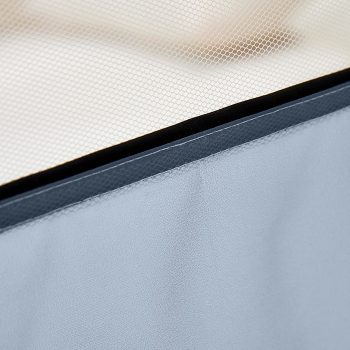 91家纺网 家纺一手货源 找家纺 （总）海虹 2026新款海虹防尘大顶免安装无荧光双丝帐纱防摔蚊帐