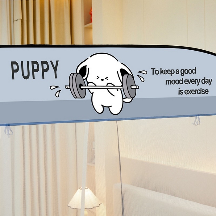 91家纺网 家纺一手货源 找家纺 （总）海虹 2026新款海虹防尘大顶免安装无荧光双丝帐纱防摔蚊帐