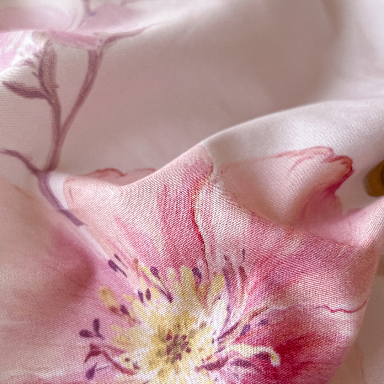 91家纺网 家纺一手货源 找家纺 （总）帛美家纺 2026新款小清新全棉纯棉印花四件套