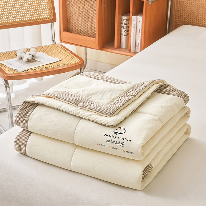 91家纺网 家纺一手货源 找家纺 （总）魅图家纺 2026新款新疆棉花夏被被子被芯【提供买家秀】