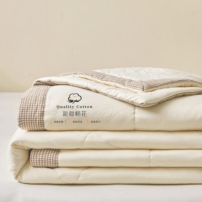 91家纺网 家纺一手货源 找家纺 （总）魅图家纺 2026新款新疆棉花夏被被子被芯【提供买家秀】