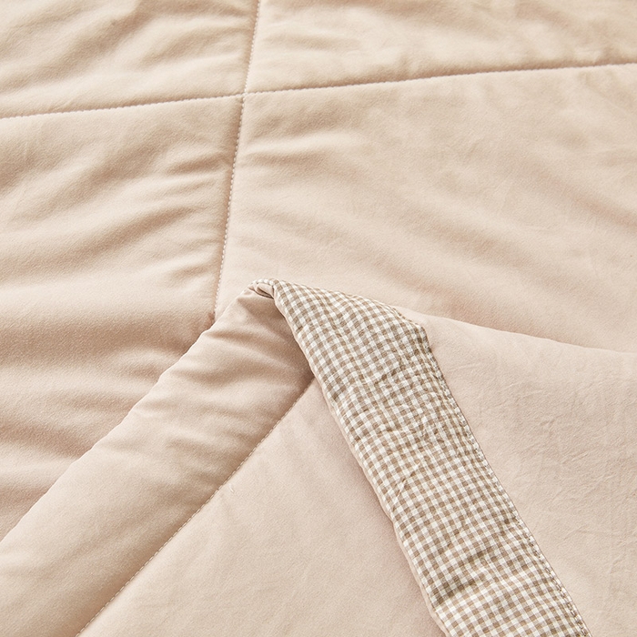 91家纺网 家纺一手货源 找家纺 魅图家纺 2026新款新疆棉花夏被被子被芯新疆棉 卡其【提供买家秀】