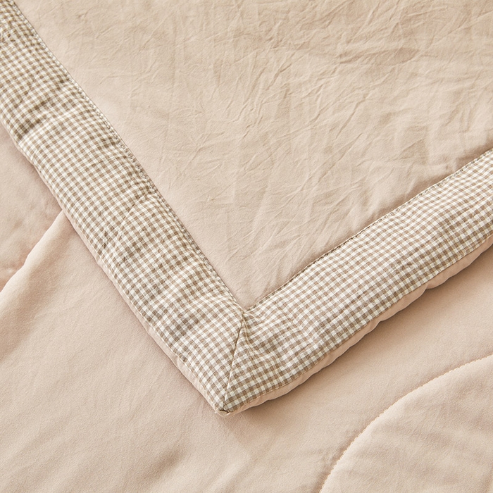 91家纺网 家纺一手货源 找家纺 魅图家纺 2026新款新疆棉花夏被被子被芯新疆棉 卡其【提供买家秀】