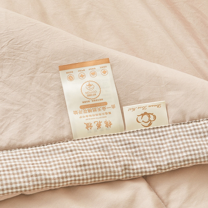 91家纺网 家纺一手货源 找家纺 魅图家纺 2026新款新疆棉花夏被被子被芯新疆棉 卡其【提供买家秀】