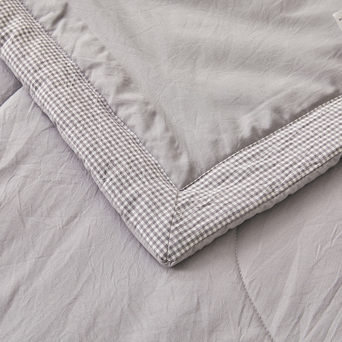 91家纺网 家纺一手货源 找家纺 魅图家纺 2026新款新疆棉花夏被被子被芯新疆棉 星灰【提供买家秀】