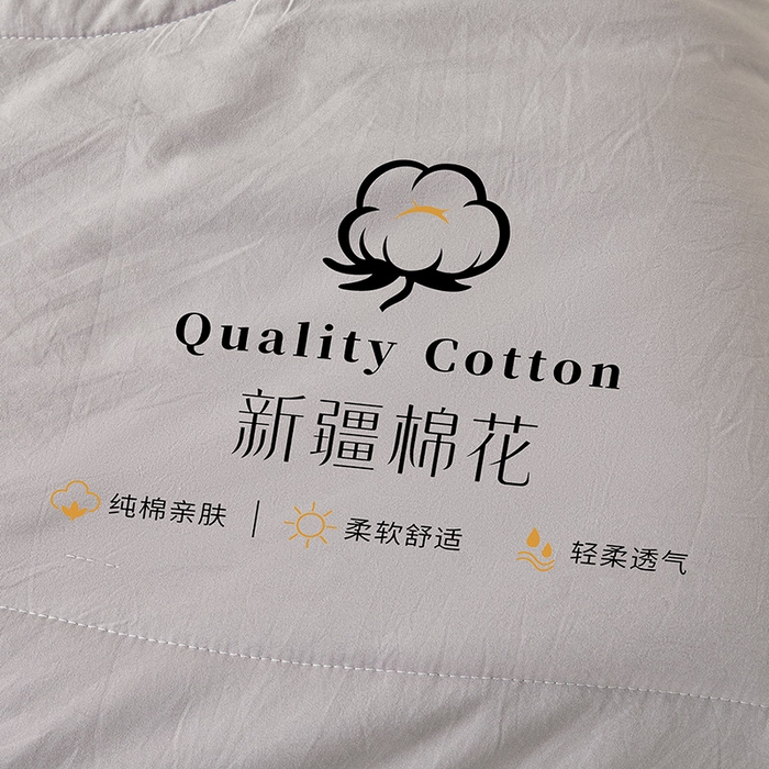 91家纺网 家纺一手货源 找家纺 魅图家纺 2026新款新疆棉花夏被被子被芯新疆棉 星灰【提供买家秀】