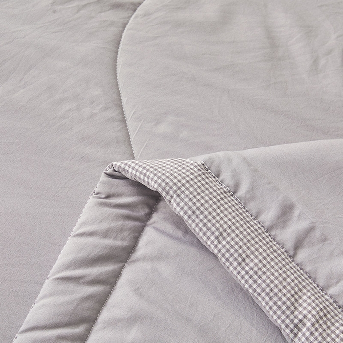 91家纺网 家纺一手货源 找家纺 魅图家纺 2026新款新疆棉花夏被被子被芯新疆棉 星灰【提供买家秀】