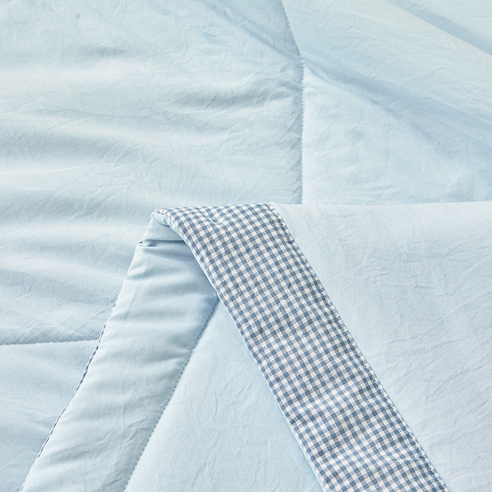 91家纺网 家纺一手货源 找家纺 魅图家纺 2026新款新疆棉花夏被被子被芯新疆棉 湛蓝【提供买家秀】