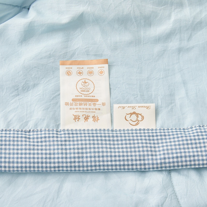 91家纺网 家纺一手货源 找家纺 魅图家纺 2026新款新疆棉花夏被被子被芯新疆棉 湛蓝【提供买家秀】