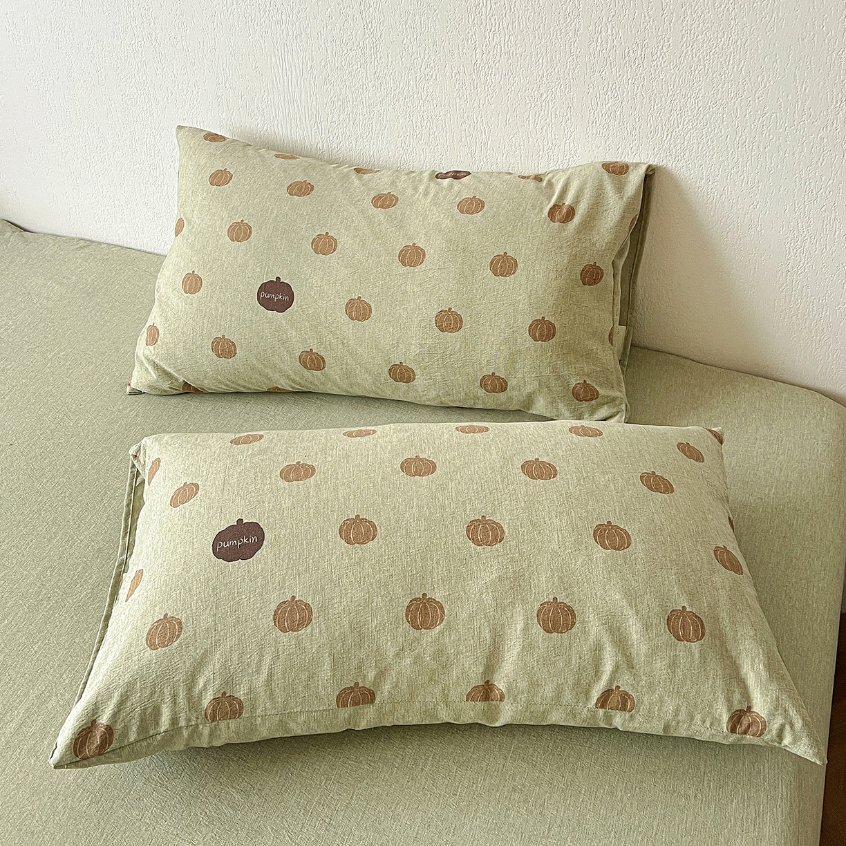 91家纺网 家纺一手货源 找家纺 仟网汇 2026新款高克重加厚色织提花系列四件套小布袋包装 暖栗南瓜