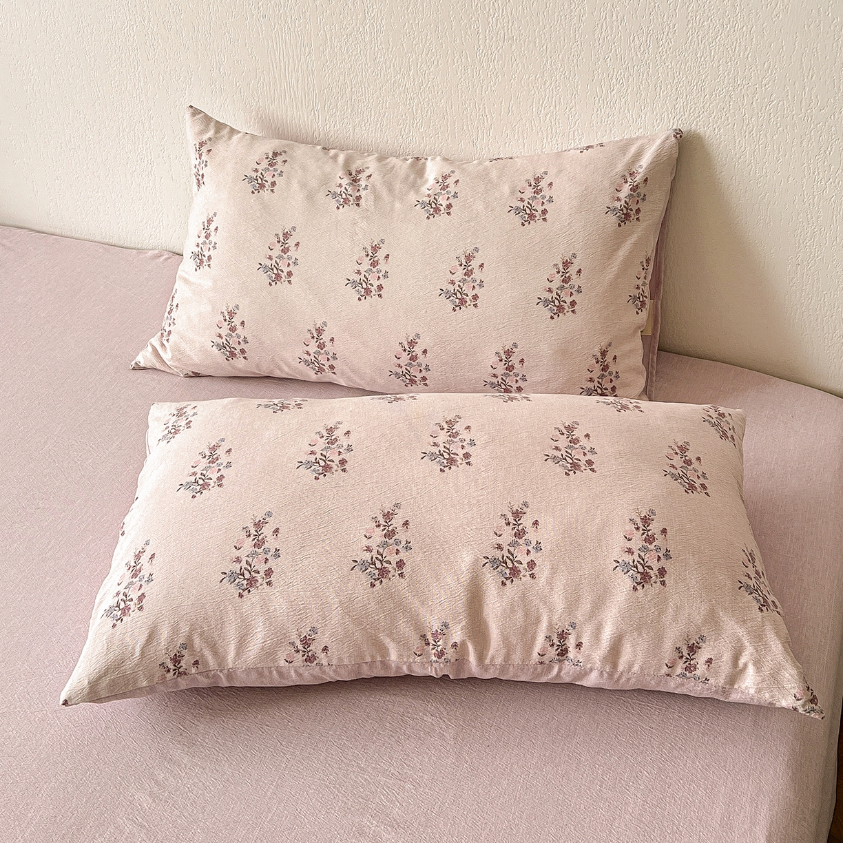 91家纺网 家纺一手货源 找家纺 仟网汇 2026新款高克重加厚色织提花系列四件套小布袋包装 紫薇