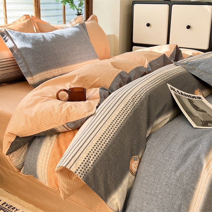 91家纺网 家纺一手货源 找家纺 （总）帛美家纺 2026新款小清新全棉纯棉印花四件套