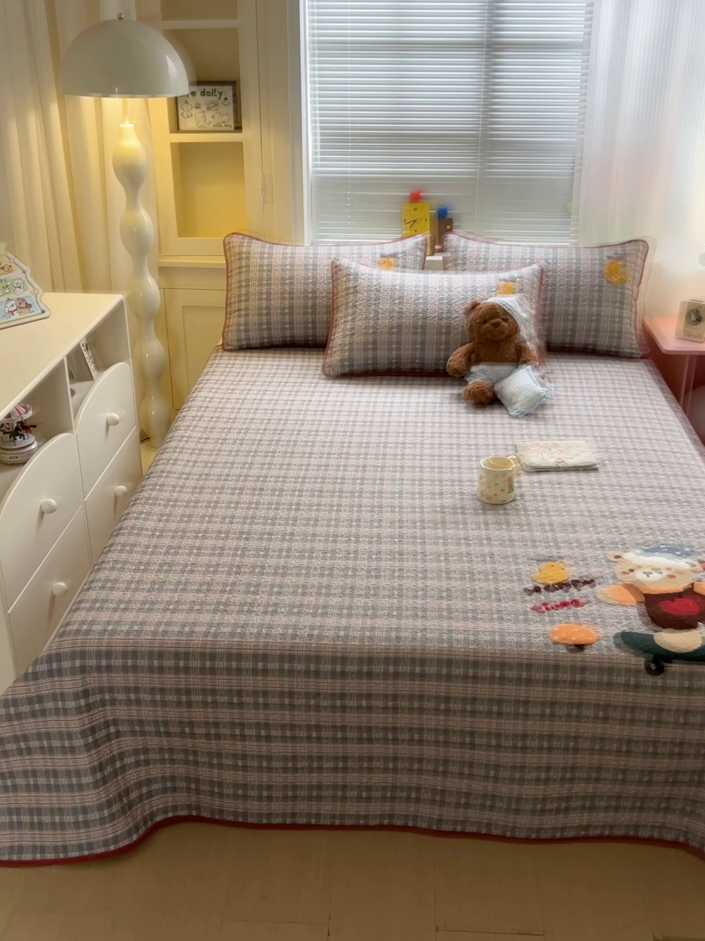 91家纺网 家纺一手货源 找家纺 （总）鑫喜莱家纺 2026新款全棉纯棉原创毛巾绣床盖三件套单床盖软床垫