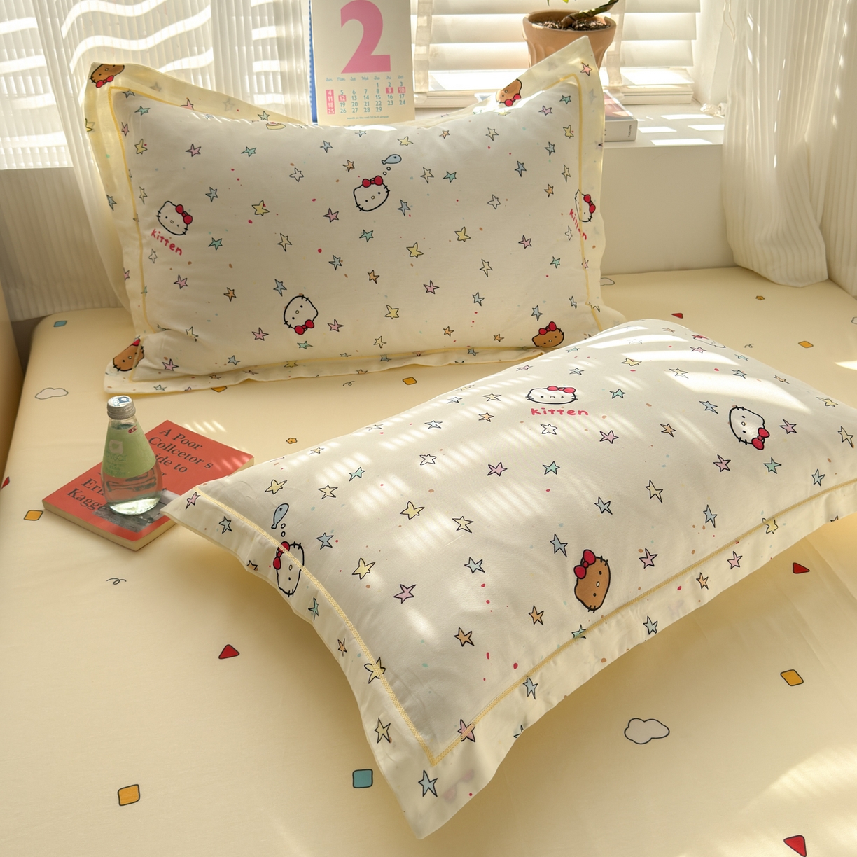 91家纺网 家纺一手货源 找家纺 （总）女子家纺 2026新款全棉网红直播热款吊边一字绣工艺款四件套-系列三