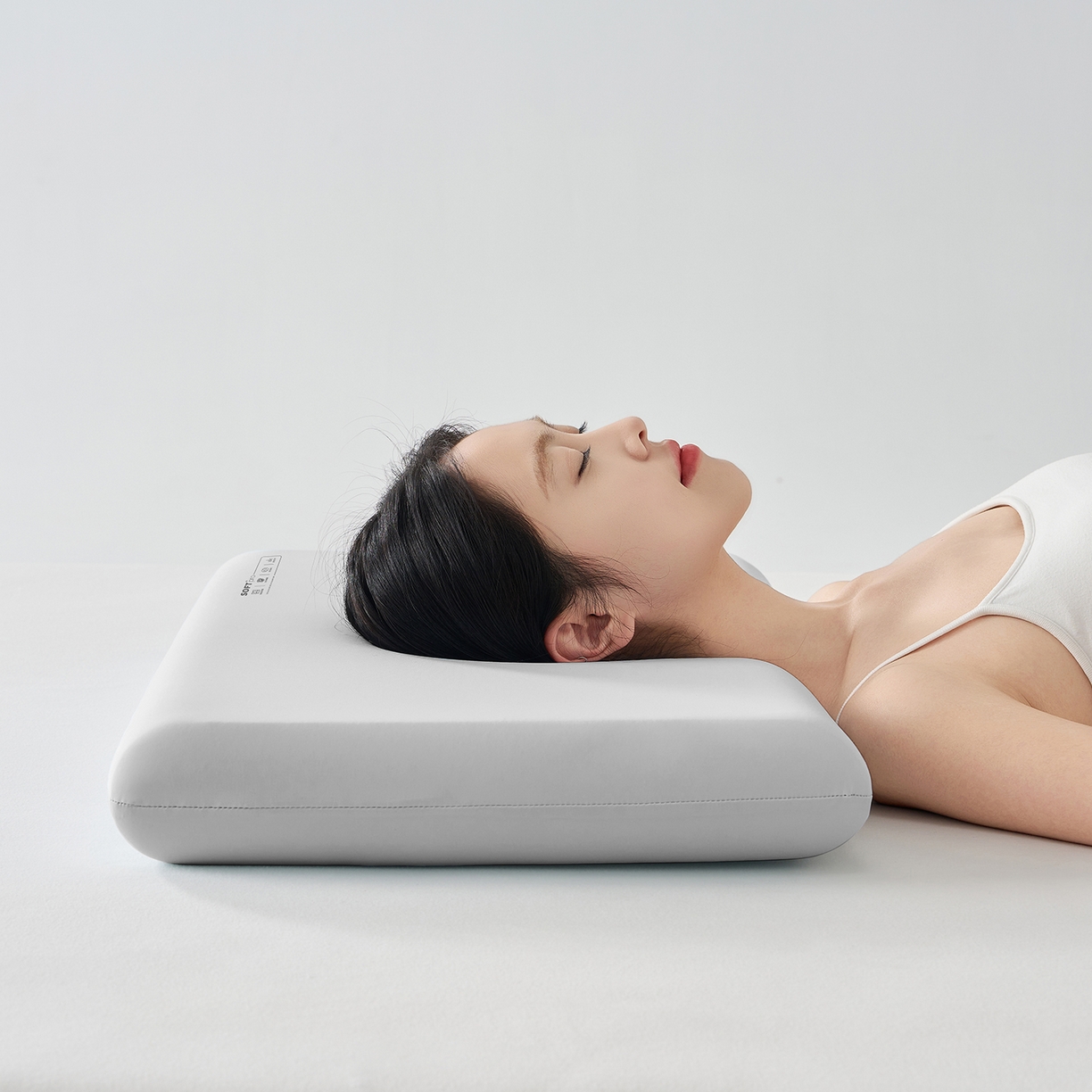 91家纺网 家纺一手货源 找家纺 乐可 2026新款深睡云感记忆棉枕枕头枕芯 深睡云感枕-灰