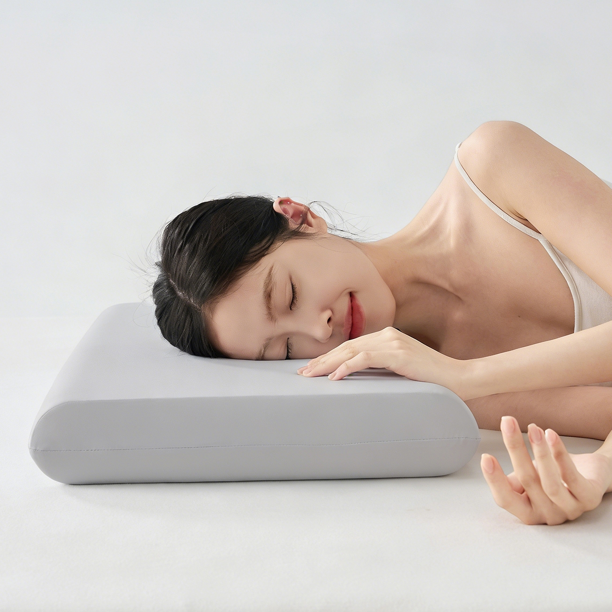 91家纺网 家纺一手货源 找家纺 乐可 2026新款深睡云感记忆棉枕枕头枕芯 深睡云感枕-灰