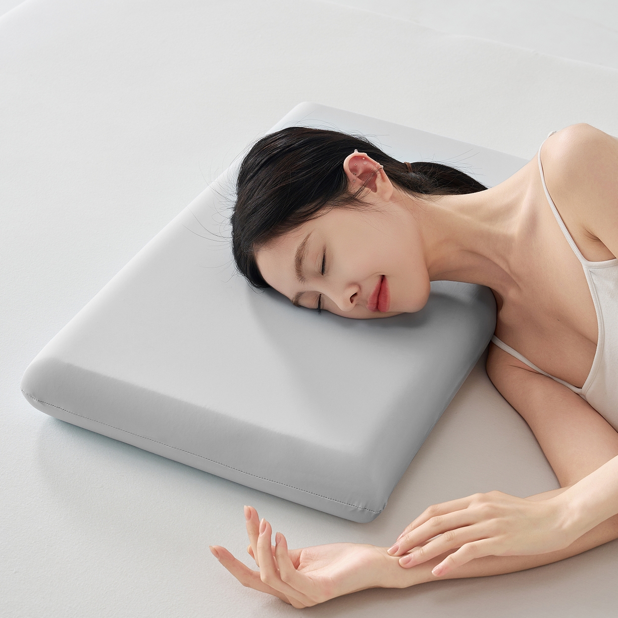 91家纺网 家纺一手货源 找家纺 乐可 2026新款深睡云感记忆棉枕枕头枕芯 深睡云感枕-灰