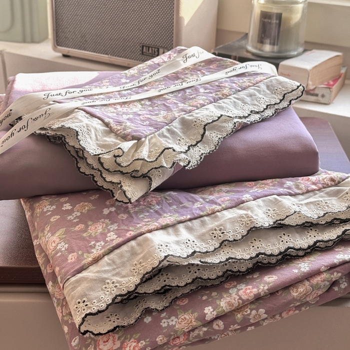 91家纺网 家纺一手货源 找家纺 （总）仟网汇 2026新款高克重加厚色织提花系列四件套小布袋包装